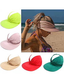 Fashion Skin Powder Anti-ultraviolet Hollow Top Hat