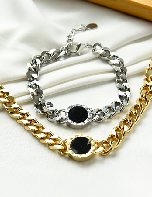 Fashion Golden Alloy Chain Round Necklace