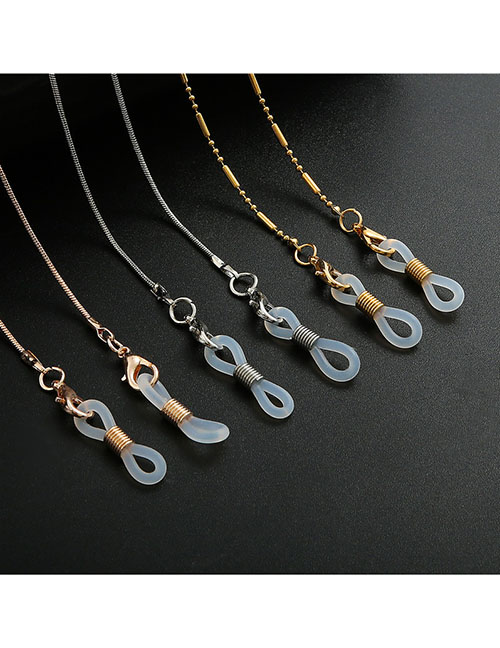 Fashion Rose Gold Metal Geometric Chain Glasses Chain