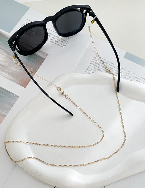 Fashion Gold Diamond Pearl Alloy Chain Glasses Chain Accessories