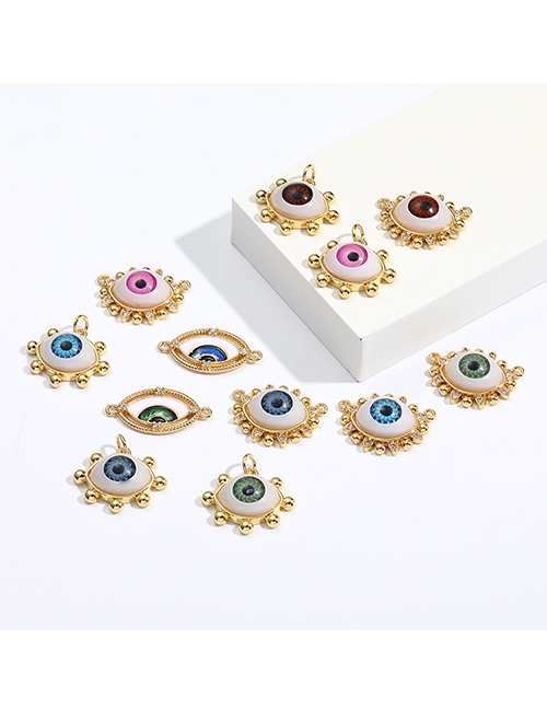 Fashion Gold-1 Copper Diamond Eye Accessories