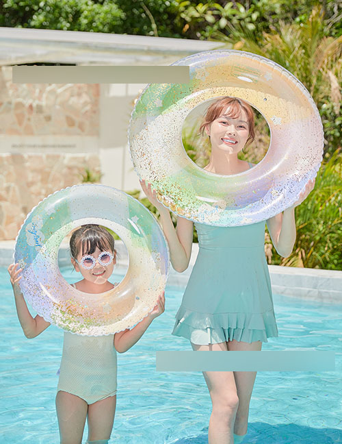 Fashion Flower Style 100# With Handle (450g) Suitable For Overweight Pvc Printing Swimming Ring