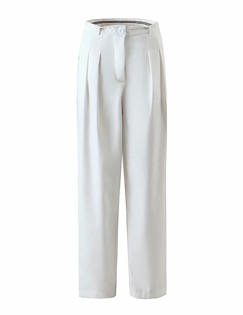 Fashion White Suit Trousers:Asujewelry.com