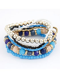 Religious Blue Personality Multilayer Design