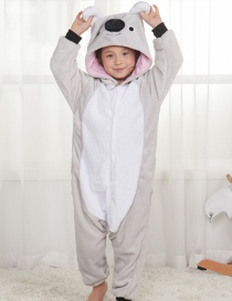 Lovely Gray Koala Decorated Children Pajamas