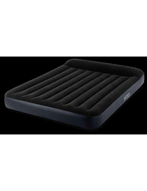 Fashion Black Black And White Built-in Pillow Single Layer Double Line Pull Air Mattress