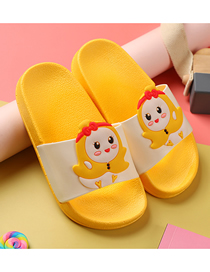 Fashion Small Banana Fruit Hit Color Soft Bottom Non-slip Children's Word Slippers