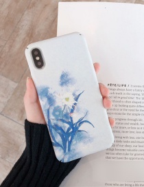 Fashion Begonia Flowers All-inclusive Photo Frame Resin Printing Anti-drop Phone Case