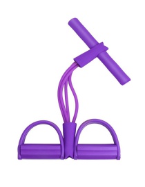 Fashion Four Strands Of Purple Yoga Pedal Four-strand Leg Spring Tensioner