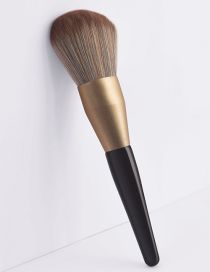 Fashion Gold Single Black Oversized Newest Super Soft Super Powder Blush Brush