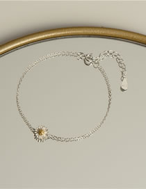Fashion Bracelet (16+4) Sterling Silver Daisy Bracelet