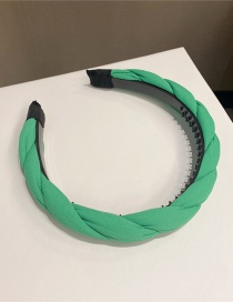 Fashion Green Twist Woven Headband
