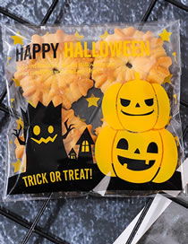 Fashion 10*10+3 Halloween Demon Tree Halloween Pumpkin Ghost Christmas Printed Gift Packaging Bag 100pcs