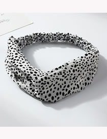 Fashion Spot Fabric Speckled Cross Elastic Headband