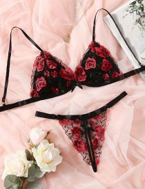 Fashion Embroidered Lace Embroidered Lingerie Set