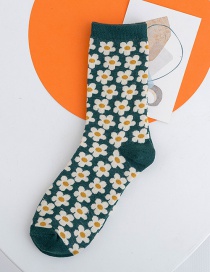 Fashion Floret Small Flower Print Socks