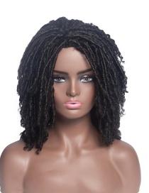 Fashion Photo Color African Dirty Braid Wig Headgear