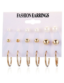 Fashion 1# Alloy Geometric Earrings Set