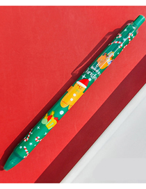 Fashion Christmas Gingerbread Man Christmas Press Gel Pen