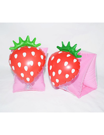 Fashion Strawberry Arm Ring (boxed) Strawberry Arm Ring Children Swimming Ring