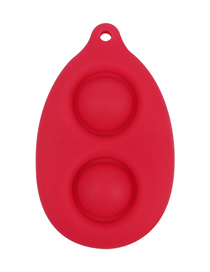 Fashion Water Drop Red Decompression Keychain Pressing Toy