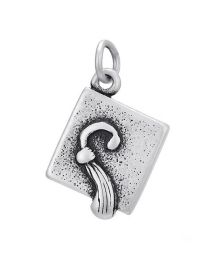 Fashion Ancient Silver Smear Titanium Steel Geometric Diy Jewelry Accessories