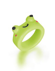 Fashion Frog 13# Resin Cartoon Frog Ring