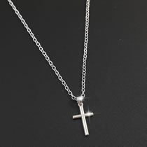 Fashion 5# Alloy Cross Necklace For Men