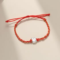Fashion Colorful Rabbit { 1# }925 Bracelet Cord Rabbit Bracelet