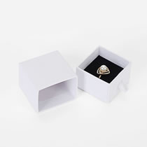 Fashion White 4*21*3cm Drawer Type Square Jewelry Storage Box