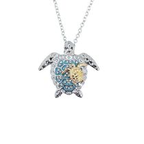 Fashion Golden Turtle Alloy Diamond Turtle Necklace