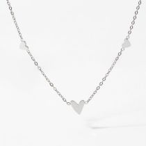 Q&A for Fashion Silver Necklace Stainless Steel Love Necklace