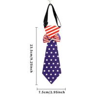 Q&A for Fashion Independence Day Tie Style C Felt Printed Tie